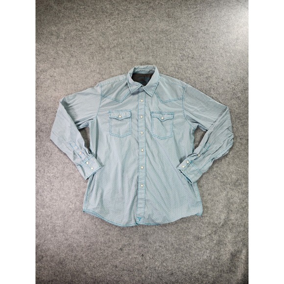 Wrangler Shirt Men's L Large 20X Competition Geometric Shapes Western Cowboy - Picture 1 of 7